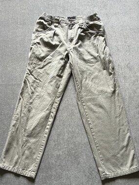 Woolrich Elite Series Tactical Pants Men 34x32 Beige Khaki Cargo Utility Work